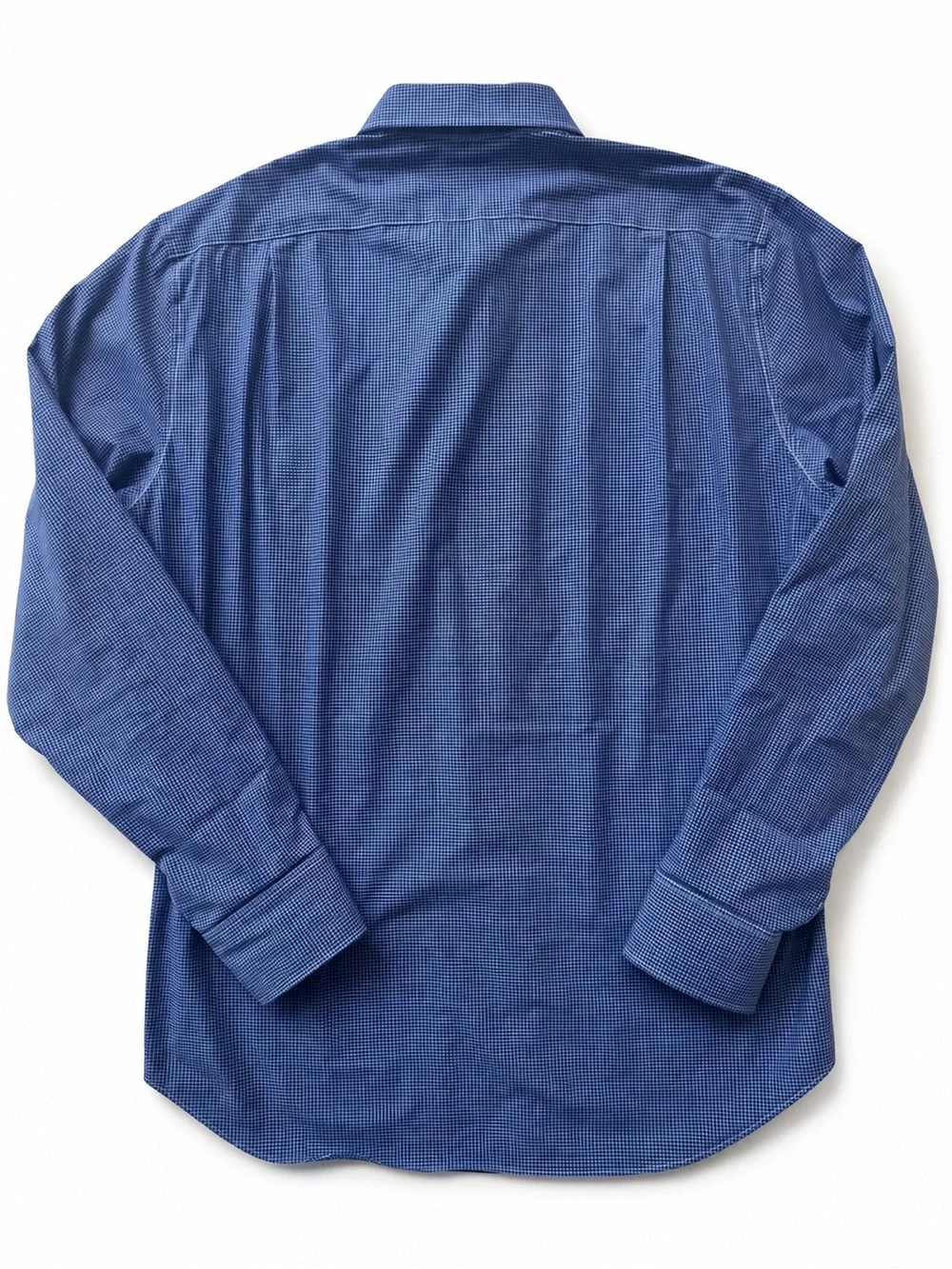 J.Crew Thompson Stretch Wrinkle-Free Blue Check Shirt – Men’s Large